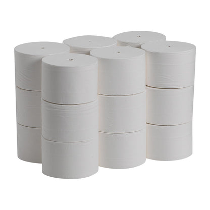 Angel Soft Professional Series -19372 Compact Coreless 2-Ply Recycled Toilet Paper by GP PRO (Georgia-Pacific), White, 1,125 Sheets Per Roll, 18 Rolls Per Case