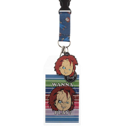 Bioworld Chucky Horror Movie Lanyard and Charm Accessory