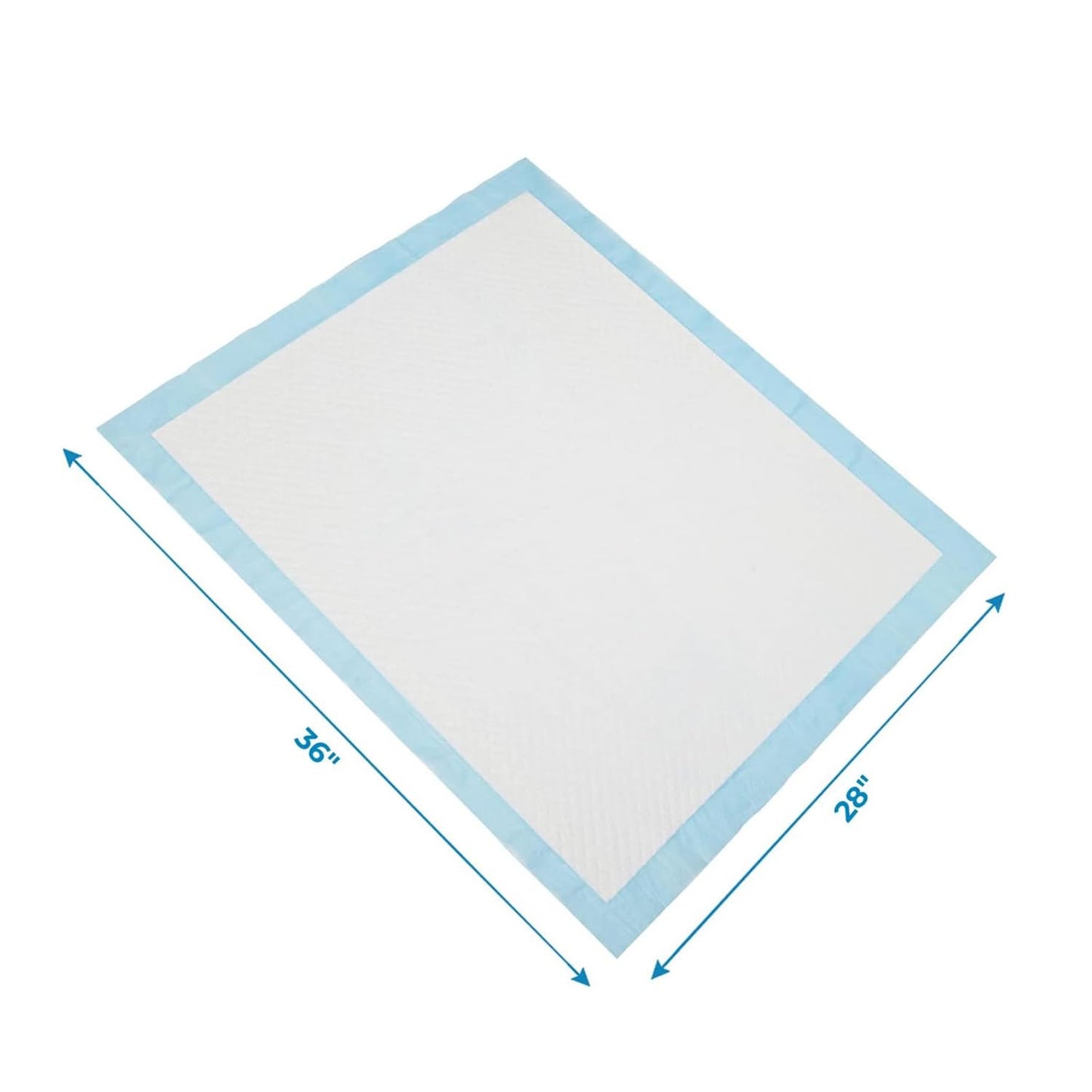 Best Pet Supplies Puppy Pads - Disposable, Dog Training Potty, Super Absorbent Blue Puppy Pee Pads for Dogs (Pack of 100) X-Large