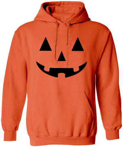 Arvilhill Men's Stylish Halloween Sweatshirt Long Sleeve Pumpkin Hoodie Jack O' Lantern Daily Costume Drawstring Orange XL