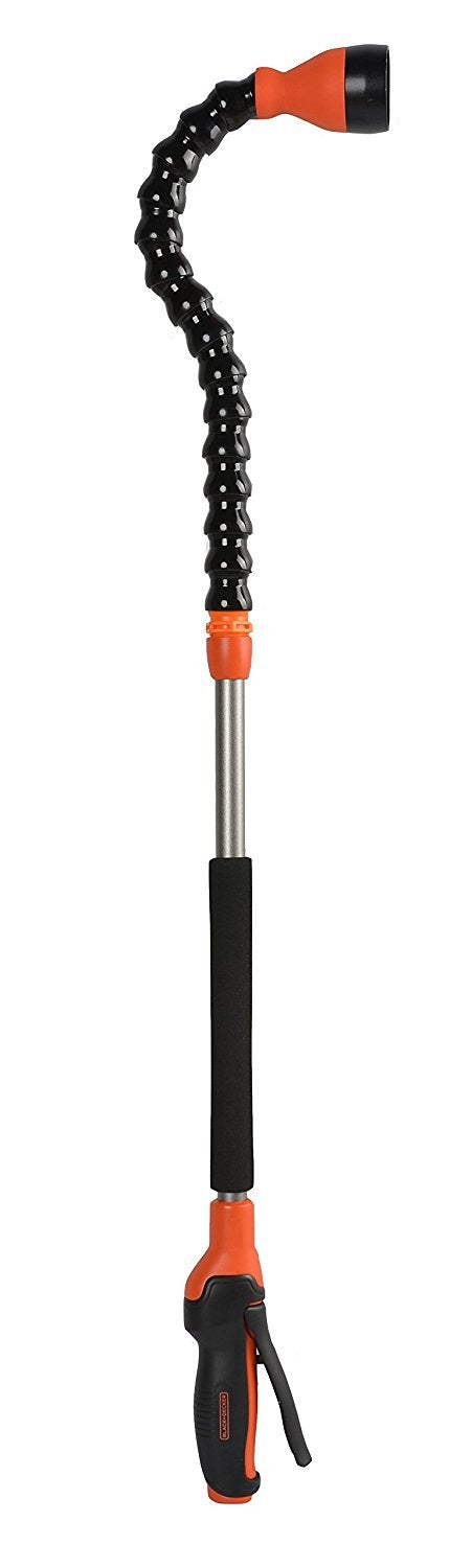 BLACK+DECKER BD2142 Lightweight Snake Watering Wand with 9-Pattern Spray Head