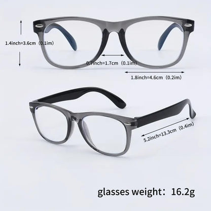 Boolavard Kids Nerd Glasses Clear Lens Geek Fake Eyeglasses for Girls Boys Eyewear Age 4-12 (Black)