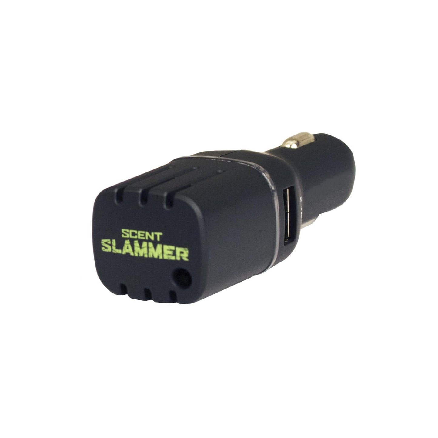 HME Scent Slammer Car Air Purifier with Dual USB Ports | Effective Compact Portable DC Vehicle Dual Ozone Air Cleaner from Smell, Dust & Smoke