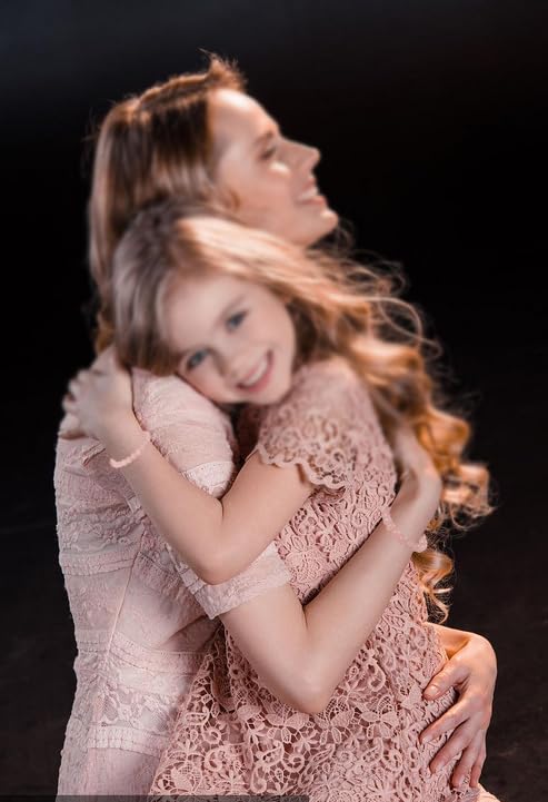 AD Beads Handmade Gemstone Stretch Elastic Bracelet Crystal Healing Reiki Nature's Beauty and Spiritual Essence Unisex (4mm, Rose Quartz)