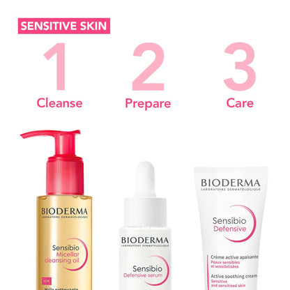 BIODERMA Sensibio Micellar Cleansing Oil - Nourishing Face Cleanser for Sensitive Skin, 150ml