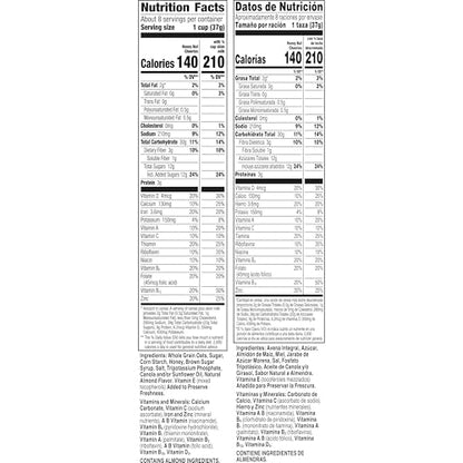 Honey Nut Cheerios, Heart Healthy Gluten Free Breakfast Cereal with Whole Grain Oats, 10.8 oz