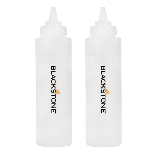 Blackstone 5071 32 oz Plastic Squeeze Bottle Set with Twisting Lids, 2-Pack