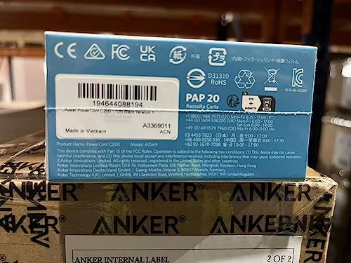 Anker PowerConf C200 2K Webcam for PC/Laptop/Mac, Computer Camera, Low-Light Correction, AI-Noise Canceling Mics, Adjustable Field of View, Built-in Privacy Cover, Stereo Mics, for Meeting