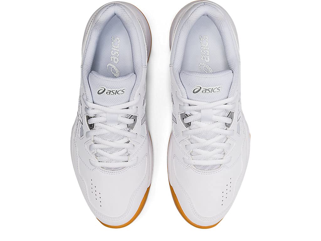 ASICS Women's Gel-RENMA Indoor Shoe, 8.5, White/Pure Silver