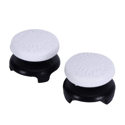 ASHATA 2Pcs Thumbstick Extender for PS5, 3D Texture Thumb Grip Stick Joystick Thumbstick for PS5 Controller (White)