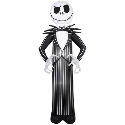Airblown Inflatable Jack Skellington Nightmare Before Christmas Halloween Decoration 7' Tall