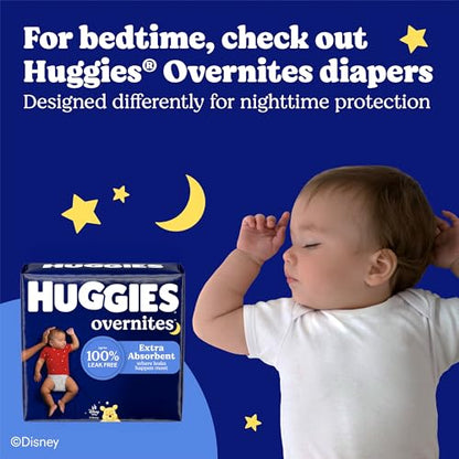 Huggies Size 1 Diapers, Snug & Dry Newborn Diapers, Size 1 (8-14 lbs), 128 Count, Packaging May Vary