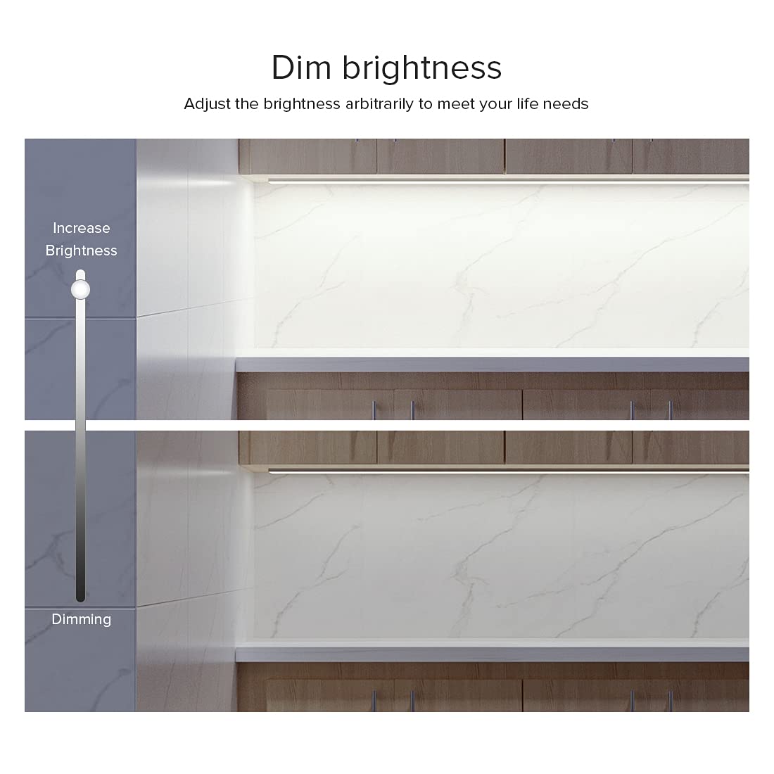 BTF-LIGHTING C01W Monochrome PWM (+V -V) 2PIN LED Strip Dim Brightness 2.4GHz Tuya WiFi Group Controller Alexa Google Home Smartphone APP Control Compatible with WR02RF RC01RFB Remote