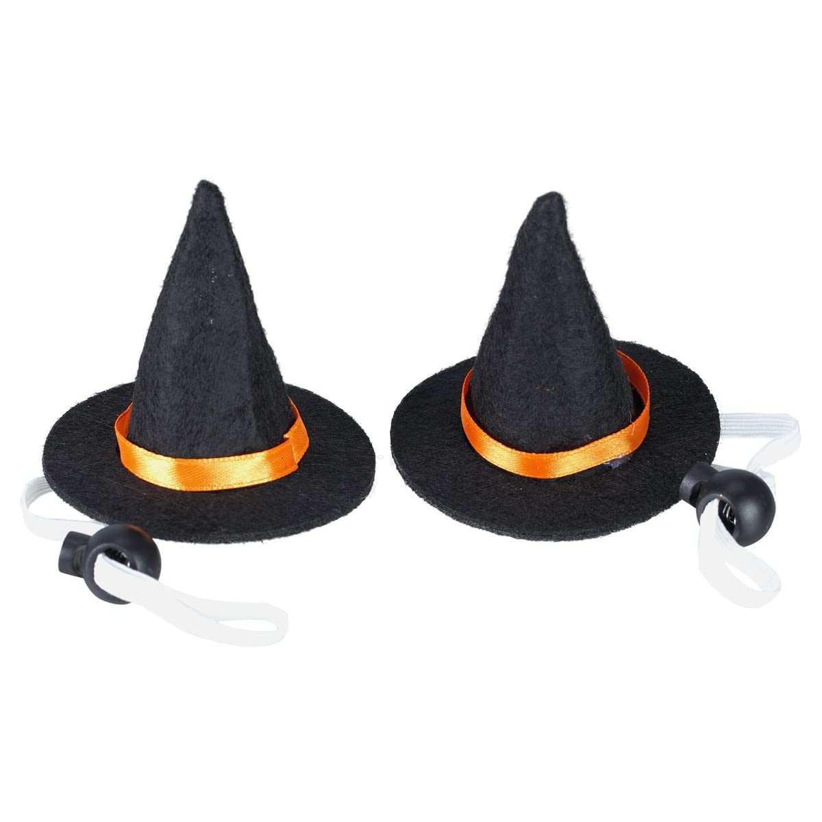 BinaryABC Halloween Pet Costume,Halloween Pet Hat Witch hat,Cat Puppy Dog Halloween Party Costume Accessories,3.5cm,2Pcs