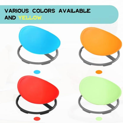 BABAMU Sensory Chair for Kids Autism Sensory Products Sit and Spin Autism Toys Spinning Chair ADHD Swivel Chair Training Body Coordination (Blue)