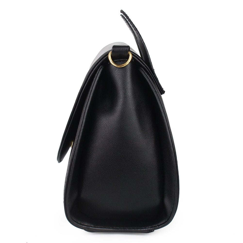 Women's Moon Purses Crossbody Bags Pu Leather Gothic Purse Cat Handbags Girls Black Shoulder Bags