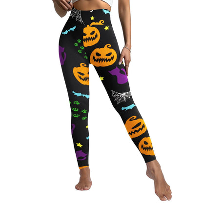 High Waisted Leggings for Women - No See Through Tummy Control Cycling Workout Yoga Pants with Pockets Reg & Plus