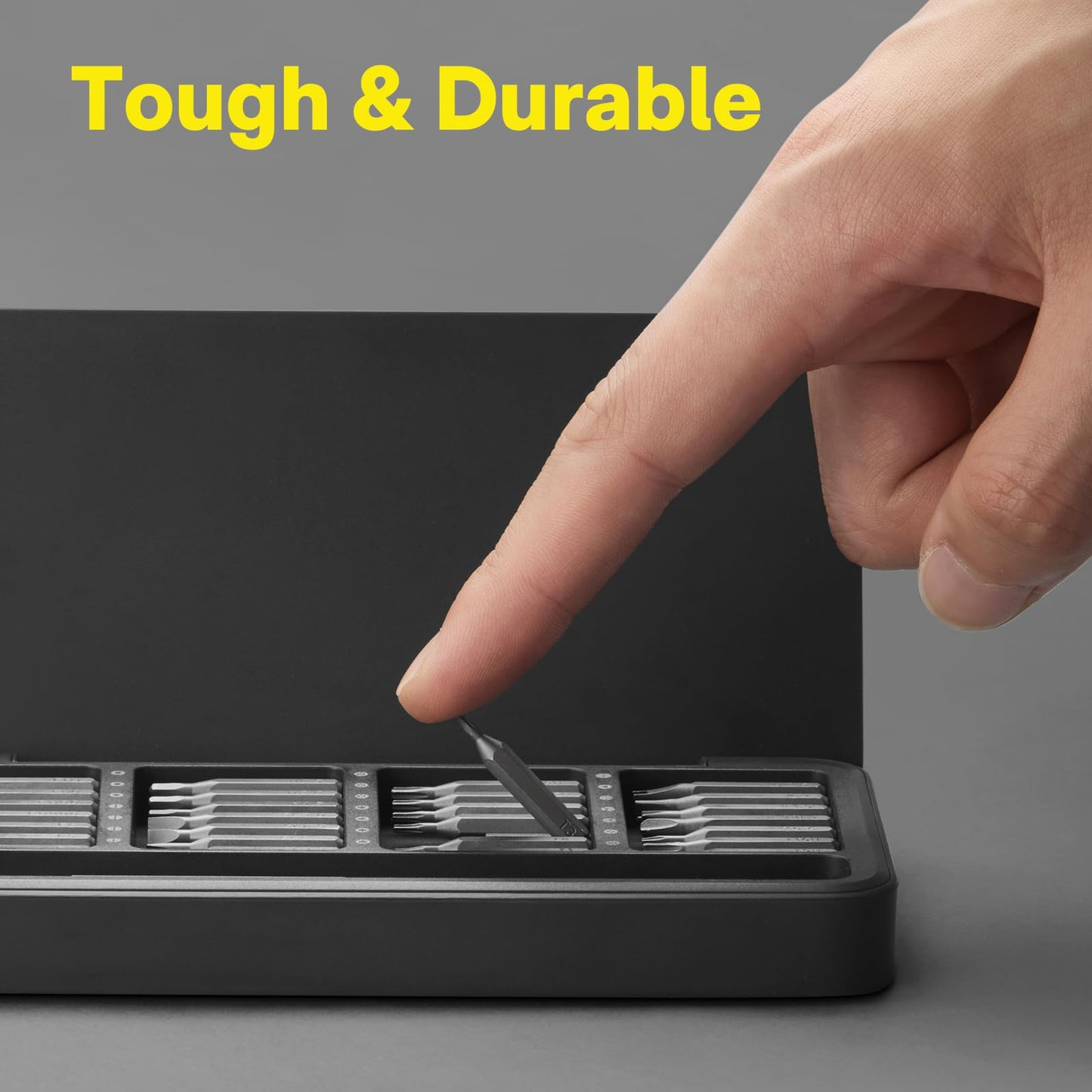 HOTO 28 in 1 Precision Screwdriver Set, Manual Small Screwdriver Magnetic Bits & Box, Mini Screwdriver Repair Kit for Eyeglasses, Electronics, Watches, Phones, Laptops, Cameras Repair Kit