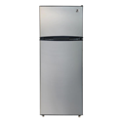 ARCTIC CHEF ACFR725AMZ6COM 2 Door Apartment Size Refrigerator with Freezer, Stainless