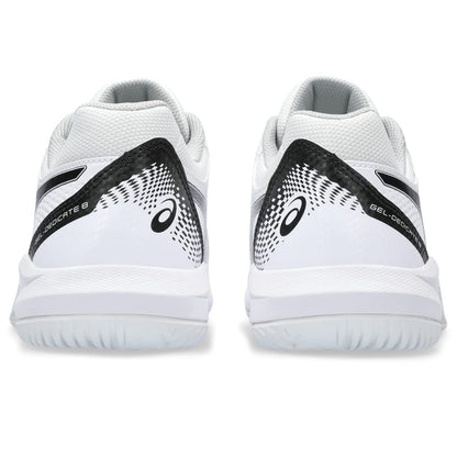 ASICS Men's Gel-Dedicate 8 Tennis Shoes, 11, White/Black