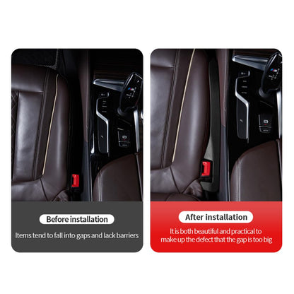 IHOTDER 2PCS Car Seat Gap Filler - Car Seat Gap Filler Organizer for Holding Phone,Key,Purse - Universal Car Gap Filler Fits Car Truck SUV Car Interior Accessories (Black/2PCS)…