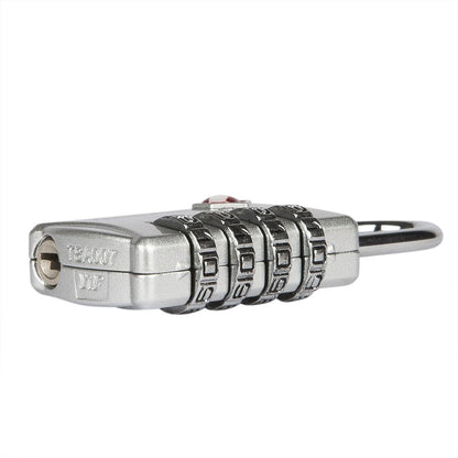 5 Pack TSA Luggage Locks with 4 Digit Combination – Heavy Duty Set Your Own Padlocks for Travel, Baggage, Suitcases & Backpacks - Silver