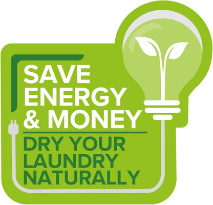 Beldray LA027016 Retractable Washing Lines - 2 x 13m Double Reel Clothesline, Extendable, Outdoor & Indoor Use, Naturally Dry Laundry, Wall Mounted Airer, Pivoting Wall Bracket & Fittings Included