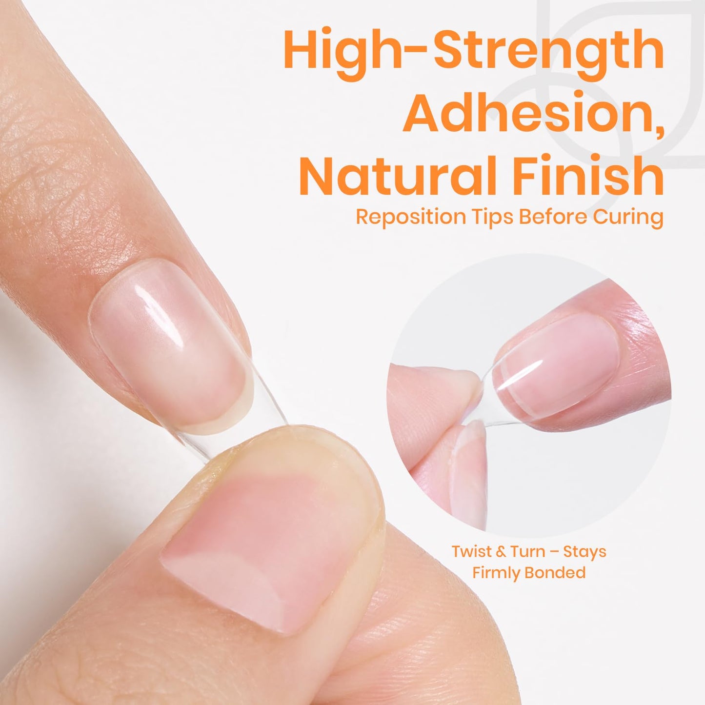 Beetles 2Pcs*20g Solid Nail Glue Gel, Tipex Soft Nail Tips Glue Super Strong for Acrylic Nails Extension Fake Nails Press On Nails, Fall Halloween Nails, U V Light Required