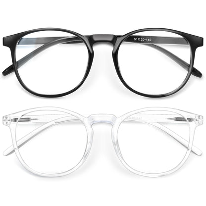 IBOANN Blue Light Glasses for Woman/Men, Fashion Blue Light Glasses Men, Fake Glasses for Computer Eye Strain