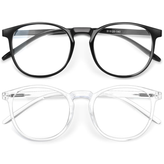 IBOANN Blue Light Glasses for Woman/Men, Fashion Blue Light Glasses Men, Fake Glasses for Computer Eye Strain