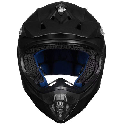 ILM Adult Dirt Bike Helmets Motocross ATV Dirtbike BMX MX Offroad Full Face Motorcycle Helmet, DOT Approved Model 128S (Matte Black, Adult-XLarge)