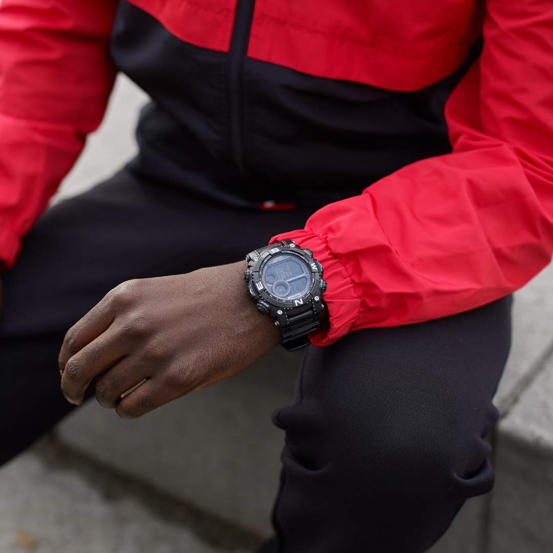 Armitron Sport Men's Digital Chronograph Resin Strap Watch, 40/8284