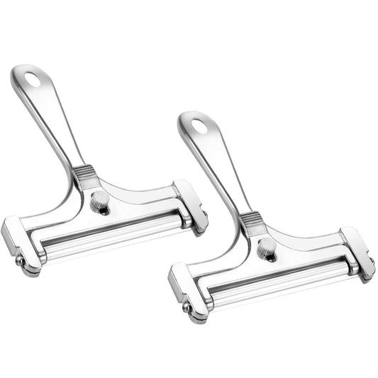 Boao 2 Pack Adjustable Wire Cheese Slicer Stainless Steel Thickness Slicer Cutter Replacement Kitchen Cooking Tool for Soft, Semi-hard, Hard Cheeses(Silver)