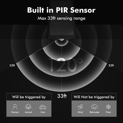 AloftSun Solar Motion Sensor Outdoor Lights,Waterproof Motion Sensor Spot Lights- 30 LED/3 Modes Solar Powered Spotlights,Landscape Lighting for Yard and Garden, Cool White,4 Pack