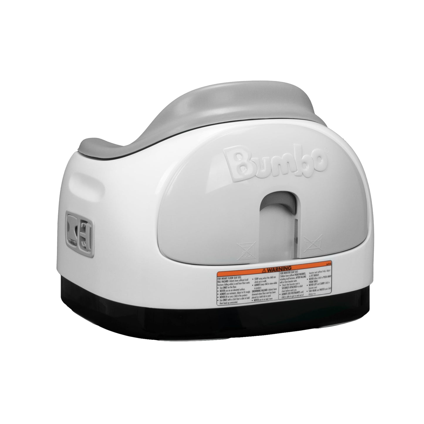 Bumbo 3-in-1 Multi-Seat for 6 to 36 Months, Travel Baby Feeding & Play Floor Seat, All-in-One Portable Booster with Tray & Toddler High Chair, Cool Grey