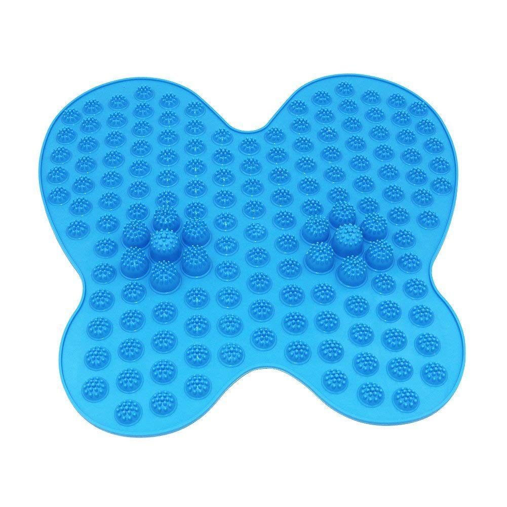 AS SEEN ON TV NEW :Futzuki Reflexology Mat Foot massager acupressure pain & Relieve stress treatment (Blue)
