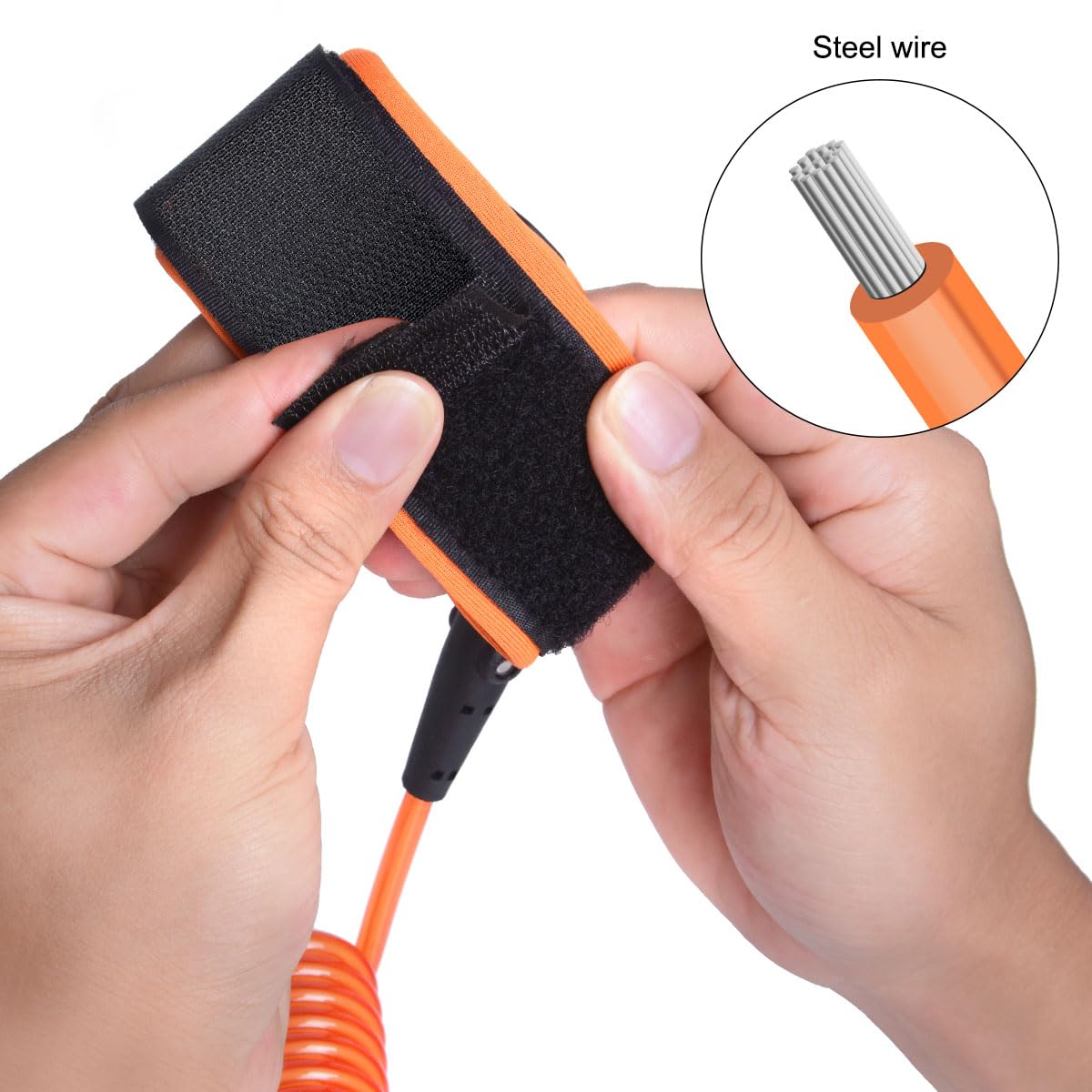 Action Camera Non-Slip Handler Floating Hand Grip Holder Mount + Steel-cored Safety Wrist Strap for GoPro Sony Insta360 Olympus Akaso Underwater Camcorder Diving Surfing Snorkeling Rafting Kayak Scuba