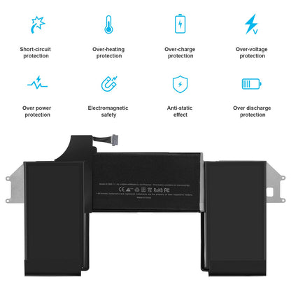 A1965 Laptop Battery for MacBook Air 13" Retina A1932 (2018 2019, Early 2020) A2179 EMC 3184 3302 MacBook Air8,1 8,2 9,1 MRE82 MRE92 MVFH2 MWTJ2 MVH22 MVFM2 MVFK2 MREE2 MREC2 MREA2 MREF2 MUQT2 MUQU2