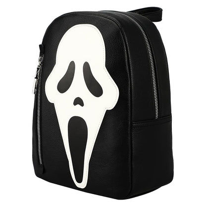 Bioworld Ghostface Glow in the Dark Horror Movie Character 11-inch Black Mini Backpack