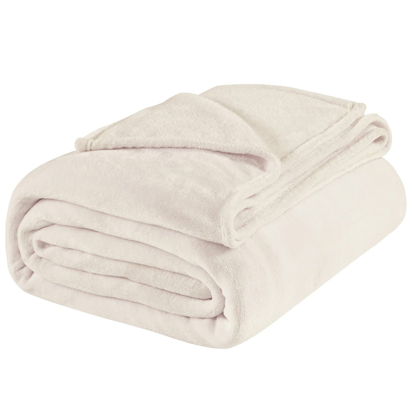 BEDELITE Fleece Blanket Beige Throw Blankets for Couch & Bed, Luxury Plush Cozy Fuzzy Blanket 50" x 60", Super Soft Warm Lightweight Throw Blanket for Travel Camping