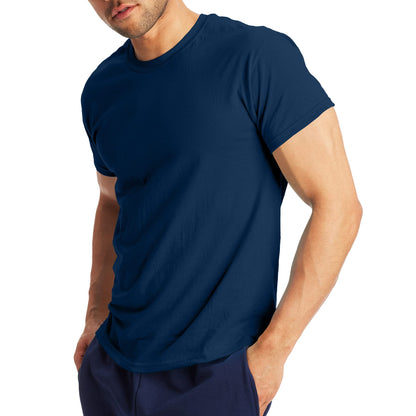 Hanes Men's 2 Pack X-Temp Performance T-Shirt, Navy, X-Large