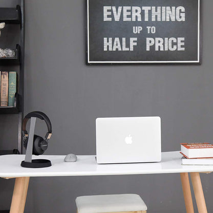 Avantree Metal & Silicone Headphone Stand Hanger with Cable Holder, Black Desk Earphone Mount Rack for Sennheiser, Sony, Bose, Beats Gaming Headset Display, Fancy Music Studio Accessories - HS102