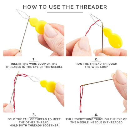 Avenfair Embroidery Threads 50 Skeins per Pack, Multi Color Embroidery Floss, Cross Stitch Threads, Friendship Bracelet Thread, with Free Needles, Floss Bobbins (50 Colors)