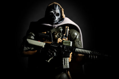 Call of Duty "Ghost (Jawbone) - 6.5-inch Articulated Figure with Swappable Hands and Weapon Accessories