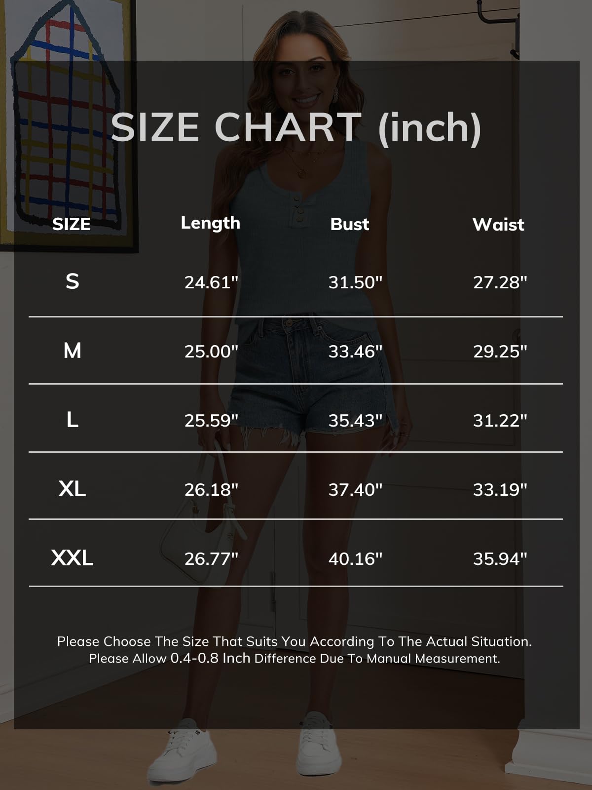 ATHMILE Women Sleeveless Basic Tops Summer Clothing Casual Ribbed Sleeveless Cami Tank Top Slim Fitted Blouses T Beach Black