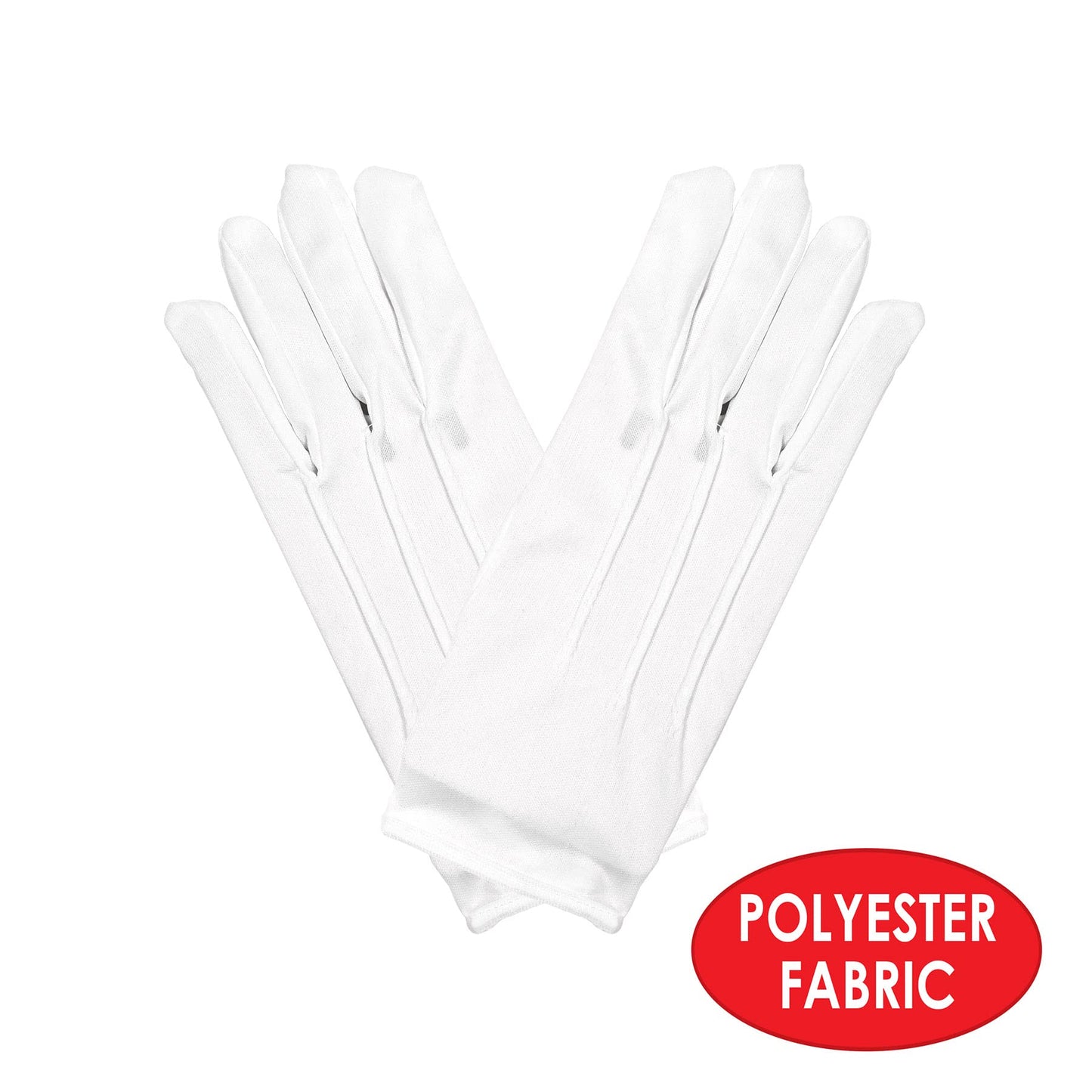 Beistle Deluxe Theatrical Gloves - White