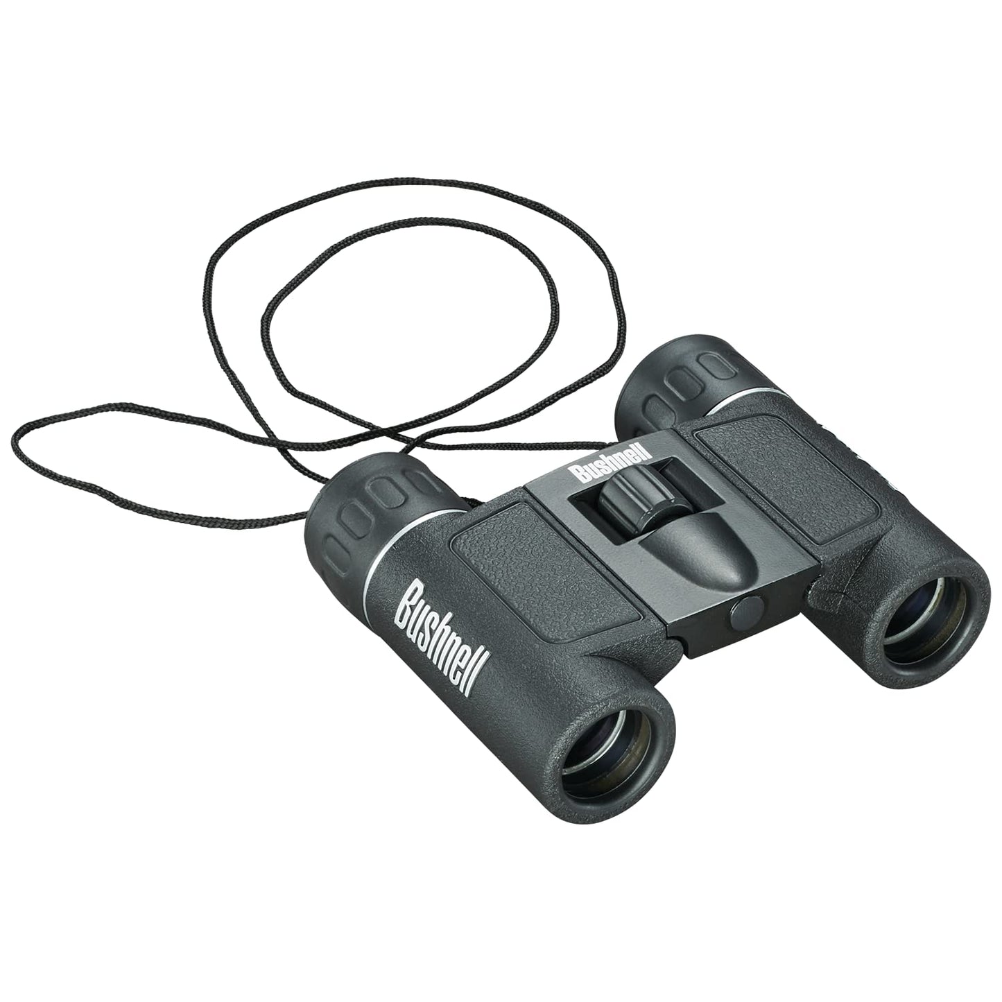 Bushnell Powerview 10x25 Compact Binoculars, High-Power Folding Roof Prism, Lightweight & Portable, Non-Slip Grip, Black - Ideal for Sports, Wildlife, and Outdoor Adventures