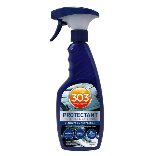 303 Products Automotive Protectant Spray - Helps Prevent Fading & Cracking, Repels Dust, Lint & Staining, Superior UV Protection & Restores Lost Color, Exterior & Interior Car Cleaning Supplies 16oz