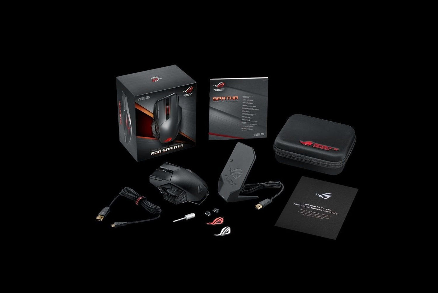 ASUS ROG Sheath Extended Gaming Mouse Pad - Ultra-Smooth Surface for Pixel-Precise Mouse Control | Durable Anti-Fray Stitching | Non-Slip Rubber Base | Light & Portable