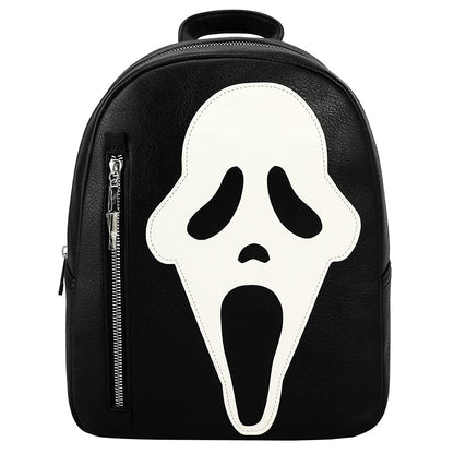 Bioworld Ghostface Glow in the Dark Horror Movie Character 11-inch Black Mini Backpack